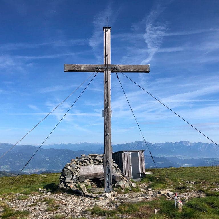 Summit cross on the Lärchkogel